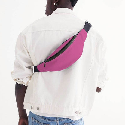 Light Clear Pink Belt Bag (PIM1-CL-LI) - Man Back
