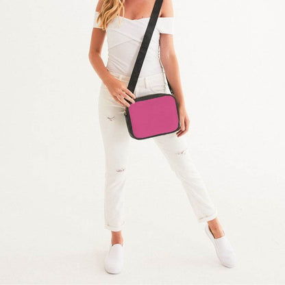 Light Clear Pink Crossbody Bag (PI-CL-LI) - Woman Front