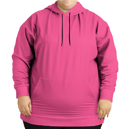 Light Clear Pink Hoodie PLUS (PI-CL-LI) - Woman Front PLUS