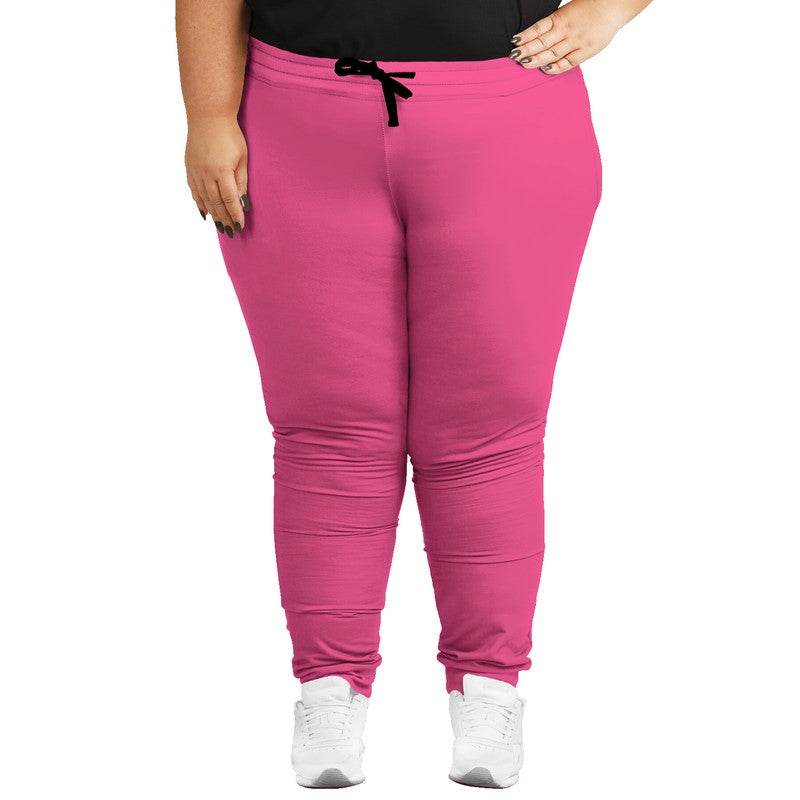 Light Clear Pink Joggers PLUS (PI-CL-LI) - Woman Front PLUS