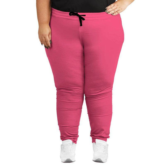 Light Clear Pink Joggers PLUS (RPI3-CL-LI) - Woman Front PLUS