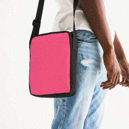 Light Clear Pink Messenger Pouch (RPI3-CL-LI) - Man Side CloseUp
