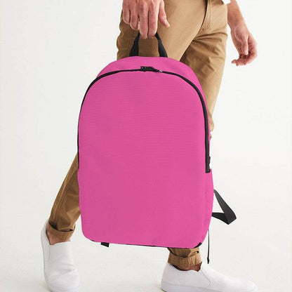 Light Clear Pink Waterproof Backpack (PIM1-CL-LI) - Man Holding CloseUp