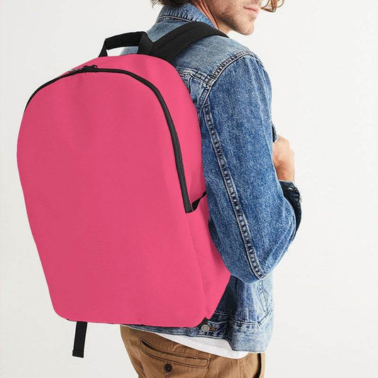Light Clear Pink Waterproof Backpack (RPI3-CL-LI) - Man CloseUp