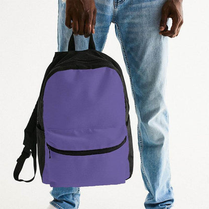 Light Clear Purple Canvas Backpack (PUI1-CL-LI) - Man Holding