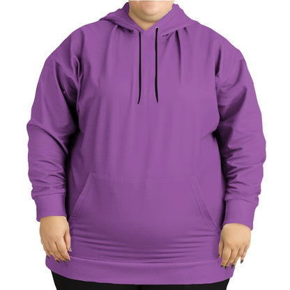 Light Clear Purple Hoodie PLUS (MPU1-CL-LI) - Woman Front PLUS