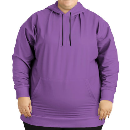 Light Clear Purple Hoodie PLUS (MPU2-CL-LI) - Woman Front PLUS