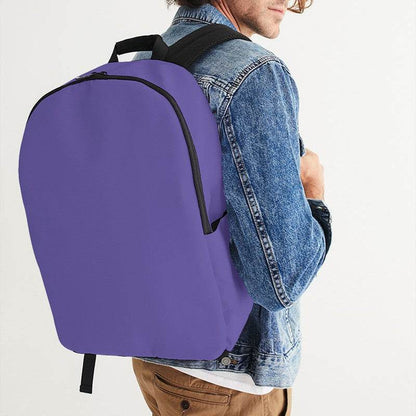 Light Clear Purple Waterproof Backpack (PUI1-CL-LI) - Man CloseUp