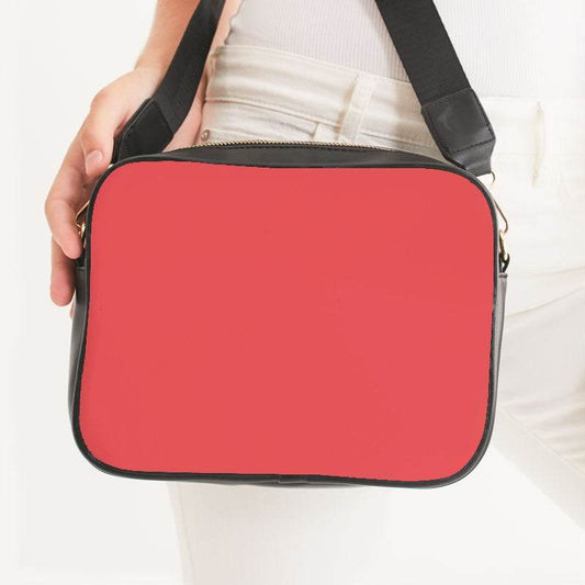 Light Clear Red Crossbody Bag (RPI1-CL-LI) - Woman Front CloseUp