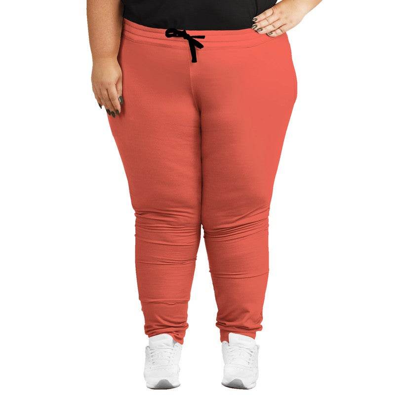 Light Clear Red Joggers PLUS (R-CL-LI) - Woman Front PLUS