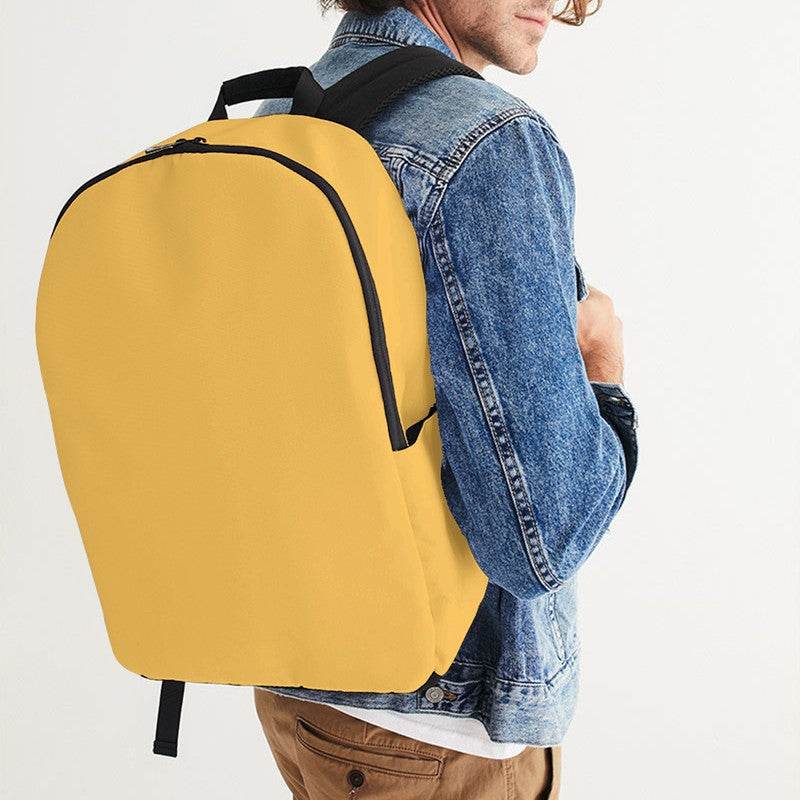 Light Clear Yellow Waterproof Backpack (YO1-CL-LI) - Man CloseUp