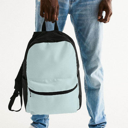 Light Fully-Muted Blue-Green Canvas Backpack (CBG2-FM-LI) - Man Holding