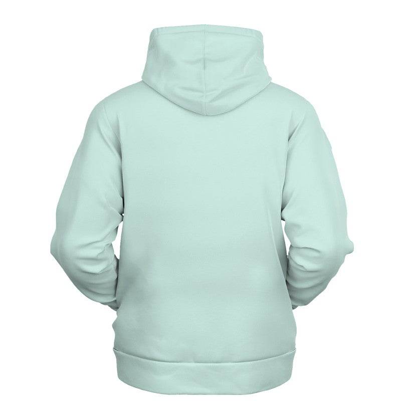 Light Fully-Muted Blue-Green Hoodie (BG-FM-LI) - Ghost Back