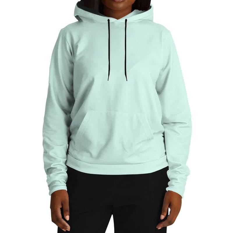 Light Fully-Muted Blue-Green Hoodie (BG-FM-LI) - Woman Front