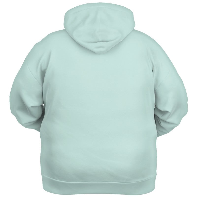 Light Fully-Muted Blue-Green Hoodie PLUS (BG-FM-LI) - Ghost Back PLUS