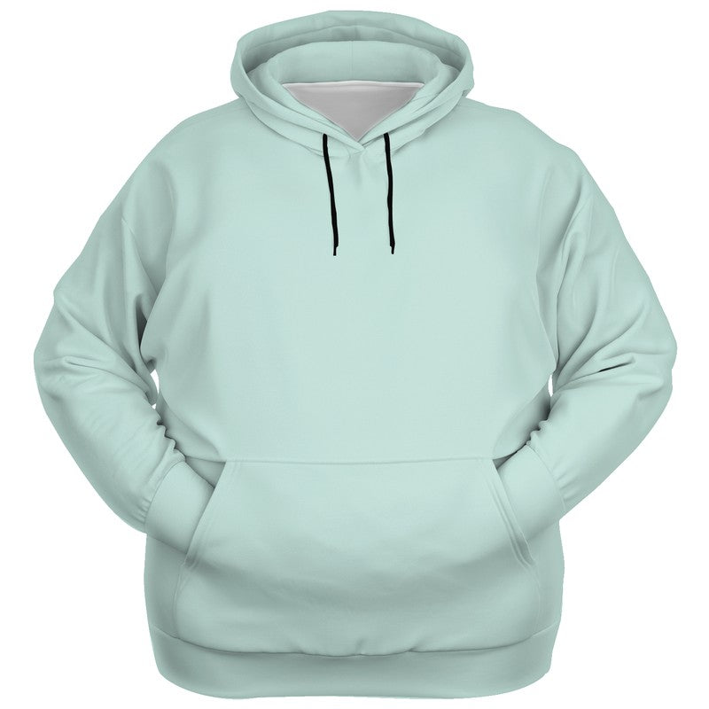 Light Fully-Muted Blue-Green Hoodie PLUS (BG-FM-LI) - Ghost Front PLUS