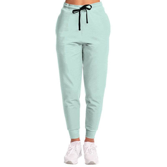 Light Fully-Muted Blue-Green Joggers (BG-FM-LI) - Woman Front