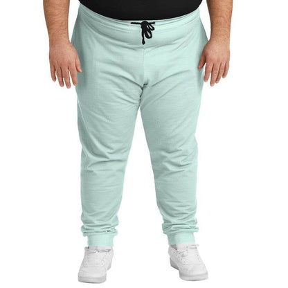 Light Fully-Muted Blue-Green Joggers PLUS (BG-FM-LI) - Man Front PLUS