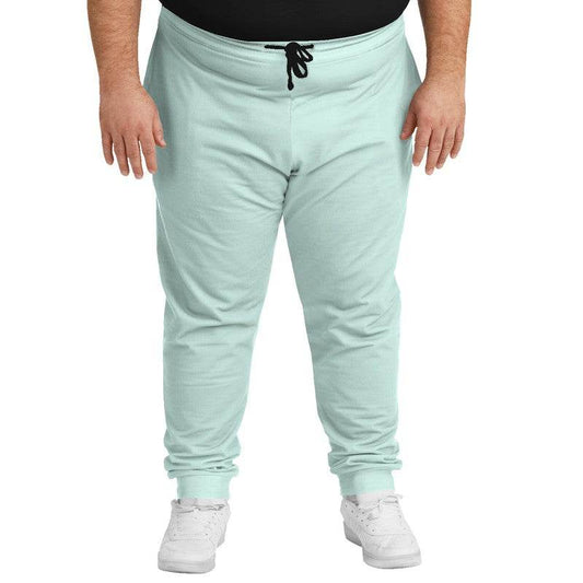 Light Fully-Muted Blue-Green Joggers PLUS (BG-FM-LI) - Man Front PLUS