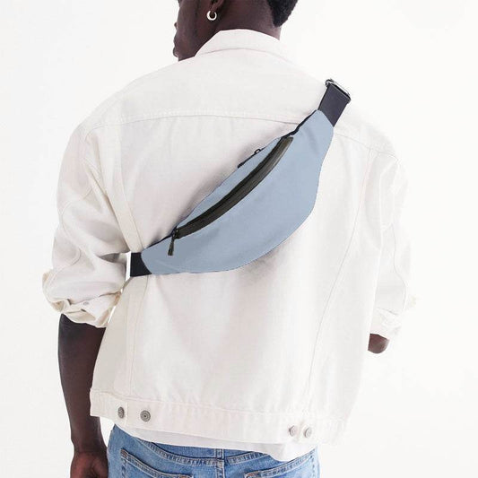 Light Fully-Muted Blue Belt Bag (IB2-FM-LI) - Man Back