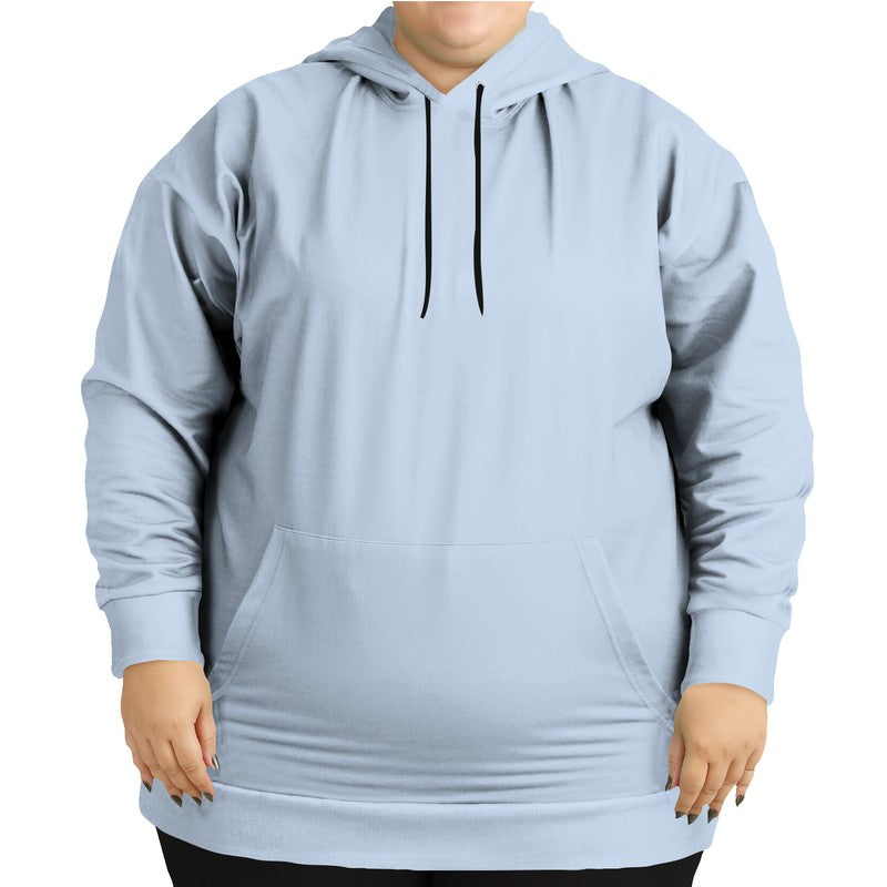 Light Fully-Muted Blue Hoodie PLUS (IB2-FM-LI) - Woman Front PLUS
