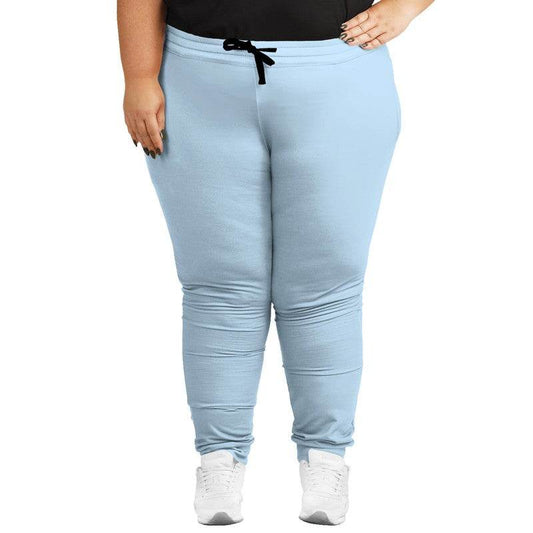 Light Fully-Muted Blue Joggers PLUS (B-FM-LI) - Woman Front PLUS