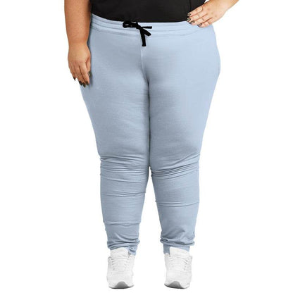 Light Fully-Muted Blue Joggers PLUS (IB2-FM-LI) - Woman Front PLUS