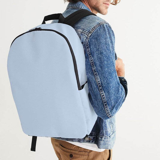 Light Fully-Muted Blue Waterproof Backpack (IB2-FM-LI) - Man CloseUp