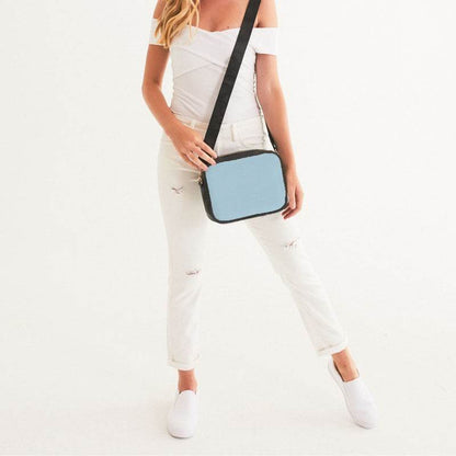 Light Fully-Muted Cyan Crossbody Bag (BC2-FM-LI) - Woman Front