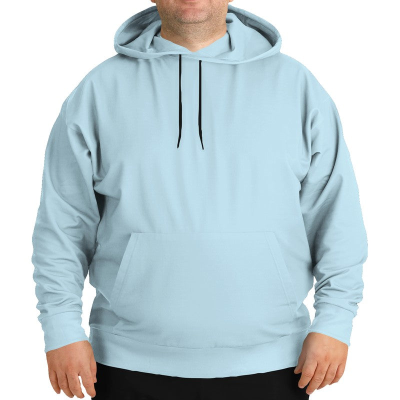 Light Fully-Muted Cyan Hoodie PLUS (BC2-FM-LI) - Man Front PLUS