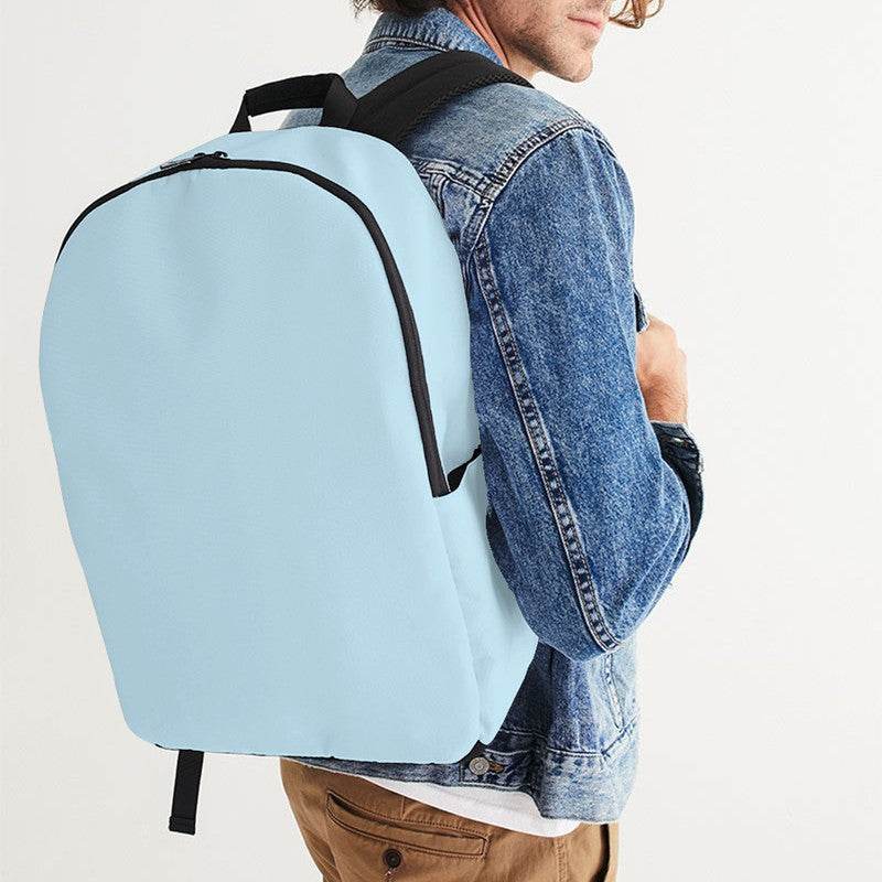 Light Fully-Muted Cyan Waterproof Backpack (BC2-FM-LI) - Man CloseUp