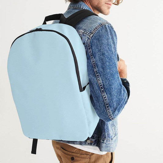 Light Fully-Muted Cyan Waterproof Backpack (BC2-FM-LI) - Man CloseUp