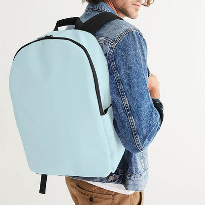 Light Fully-Muted Cyan Waterproof Backpack (C-FM-LI) - Man CloseUp