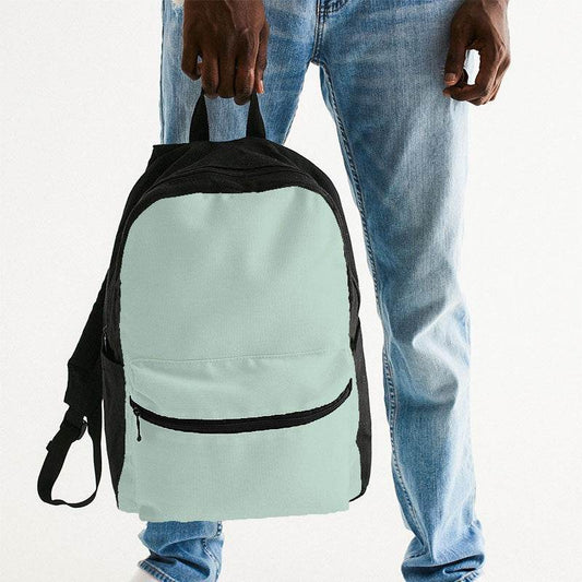 Light Fully-Muted Green Canvas Backpack (BGG2-FM-LI) - Man Holding
