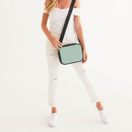 Light Fully-Muted Green Crossbody Bag (BGG2-FM-LI) - Woman Front