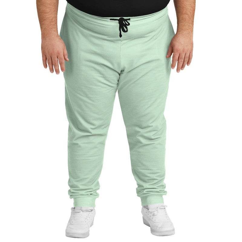 Light Fully-Muted Green Joggers PLUS (G-FM-LI) - Man Front PLUS