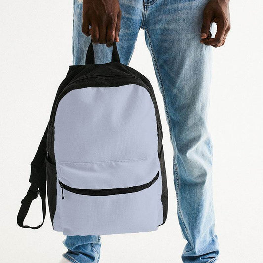Light Fully-Muted Indigo Canvas Backpack (I-FM-LI) - Man Holding