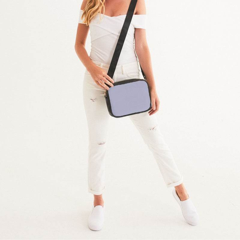 Light Fully-Muted Indigo Crossbody Bag (PUI2-FM-LI) - Woman Front