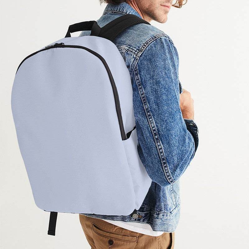 Light Fully-Muted Indigo Waterproof Backpack (I-FM-LI) - Man CloseUp