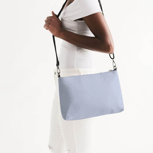 Light Fully-Muted Indigo Zip Pouch (I-FM-LI) - Side CloseUp