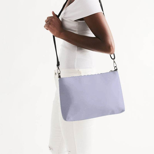 Light Fully-Muted Indigo Zip Pouch (PUI2-FM-LI) - Side CloseUp