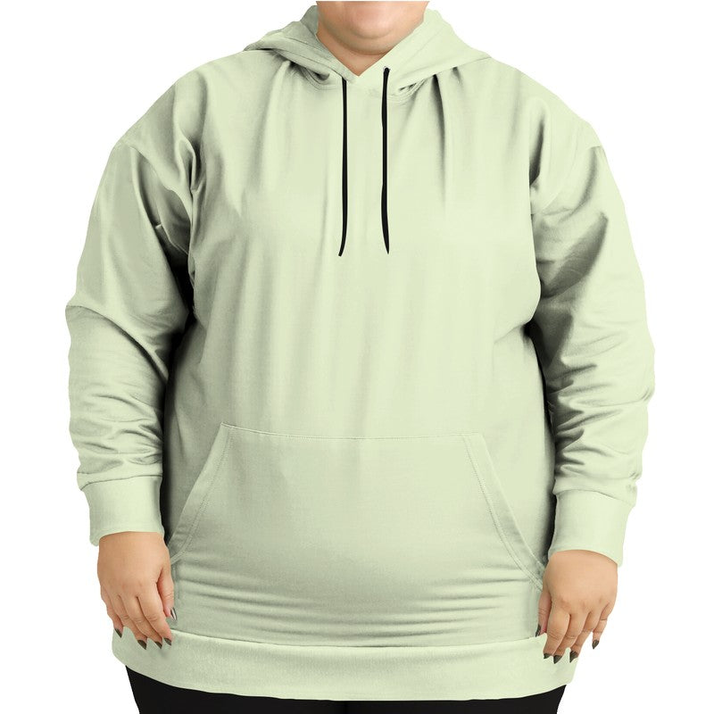 Light Fully-Muted Lime Hoodie PLUS (L-FM-LI) - Woman Front PLUS