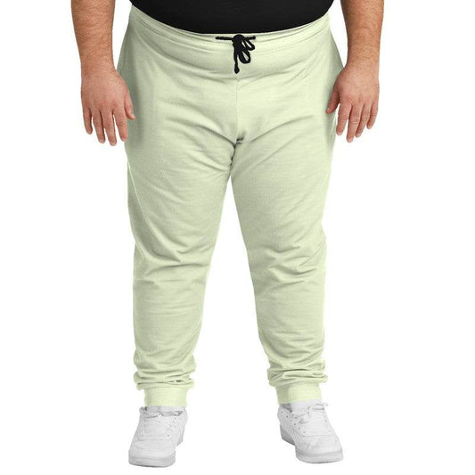 Light Fully-Muted Lime Joggers PLUS (L-FM-LI) - Man Front PLUS