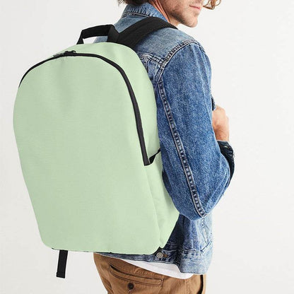 Light Fully-Muted Lime Waterproof Backpack (GL2-FM-LI) - Man CloseUp