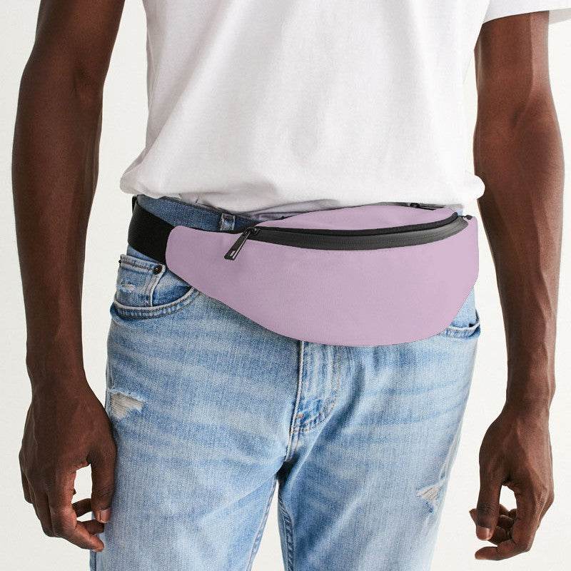 Light Fully-Muted Magenta Belt Bag (M-FM-LI) - Man Front CloseUp