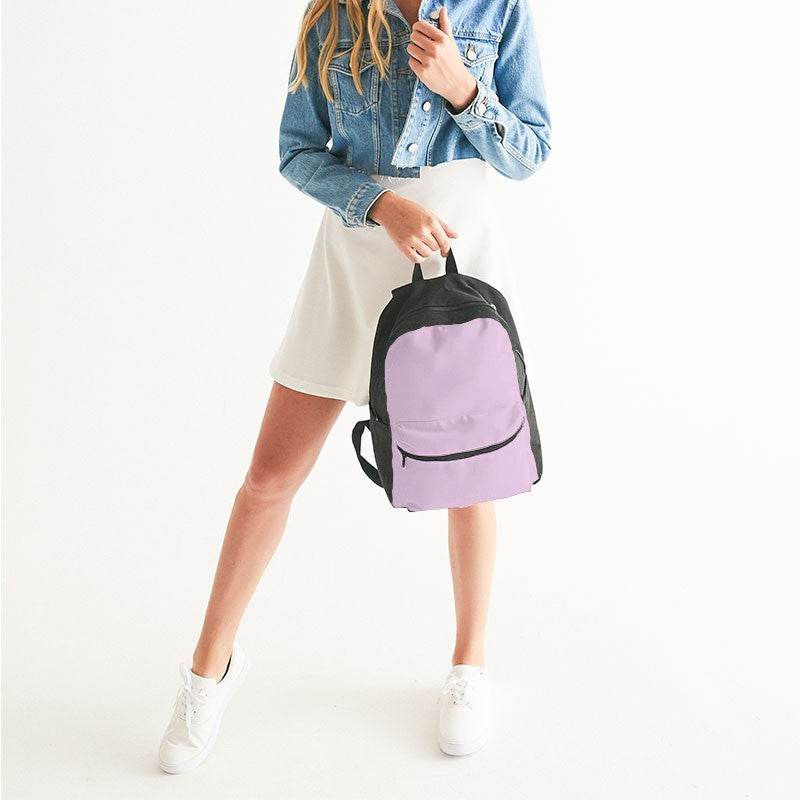 Light Fully-Muted Magenta Canvas Backpack (M-FM-LI) - Woman