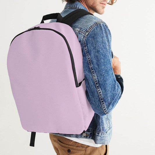 Light Fully-Muted Magenta Waterproof Backpack (M-FM-LI) - Man CloseUp