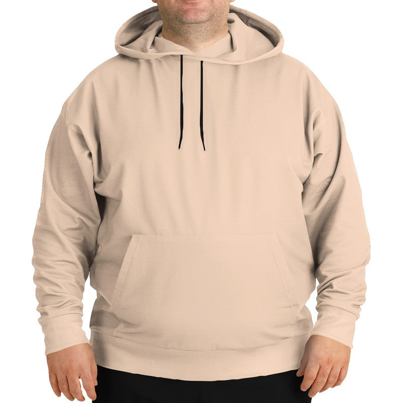 Light Fully-Muted Orange Hoodie PLUS (O-FM-LI) - Man Front PLUS