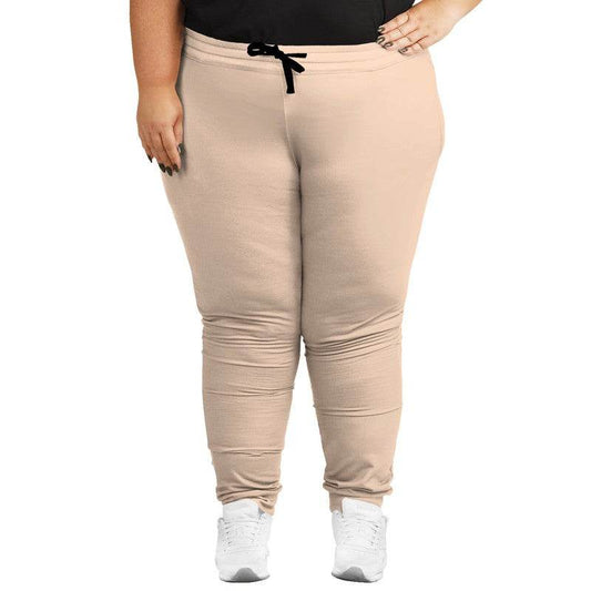 Light Fully-Muted Orange Joggers PLUS (O-FM-LI) - Woman Front PLUS