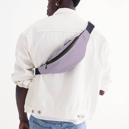 Light Fully-Muted Purple Belt Bag (MPU2-FM-LI) - Man Back